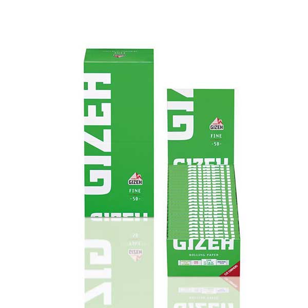 กระดาษมวน GIZEH Green Fine (Cut corner)