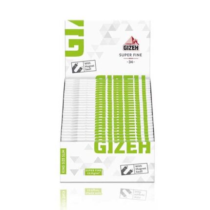 กระดาษมวน GIZEH Super Fine King Size Slim + Magnet