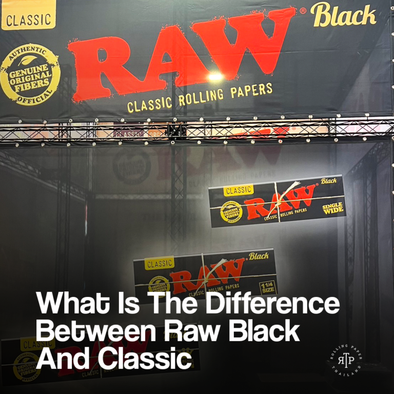 What is the difference between Raw black and classic