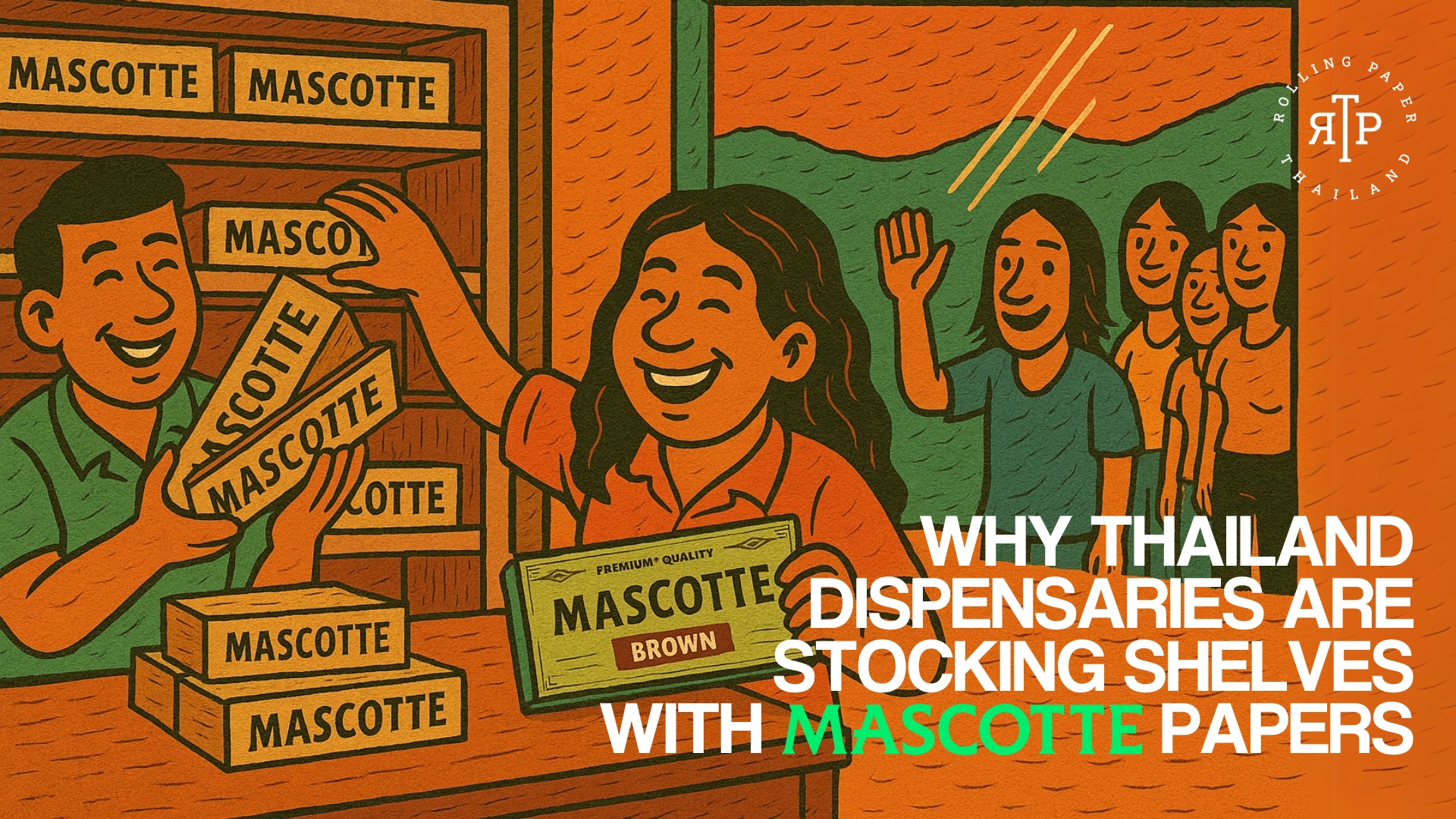 Buy Wholesale Mascotte Rolling Papers in Thailand