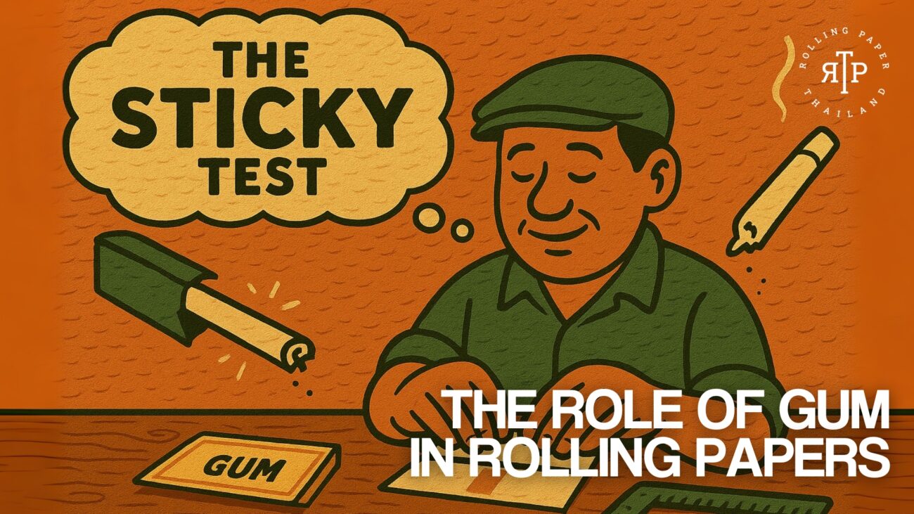 The role of Gum in Rolling Papers