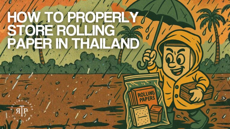 How to Properly Store Rolling Paper in Thailand