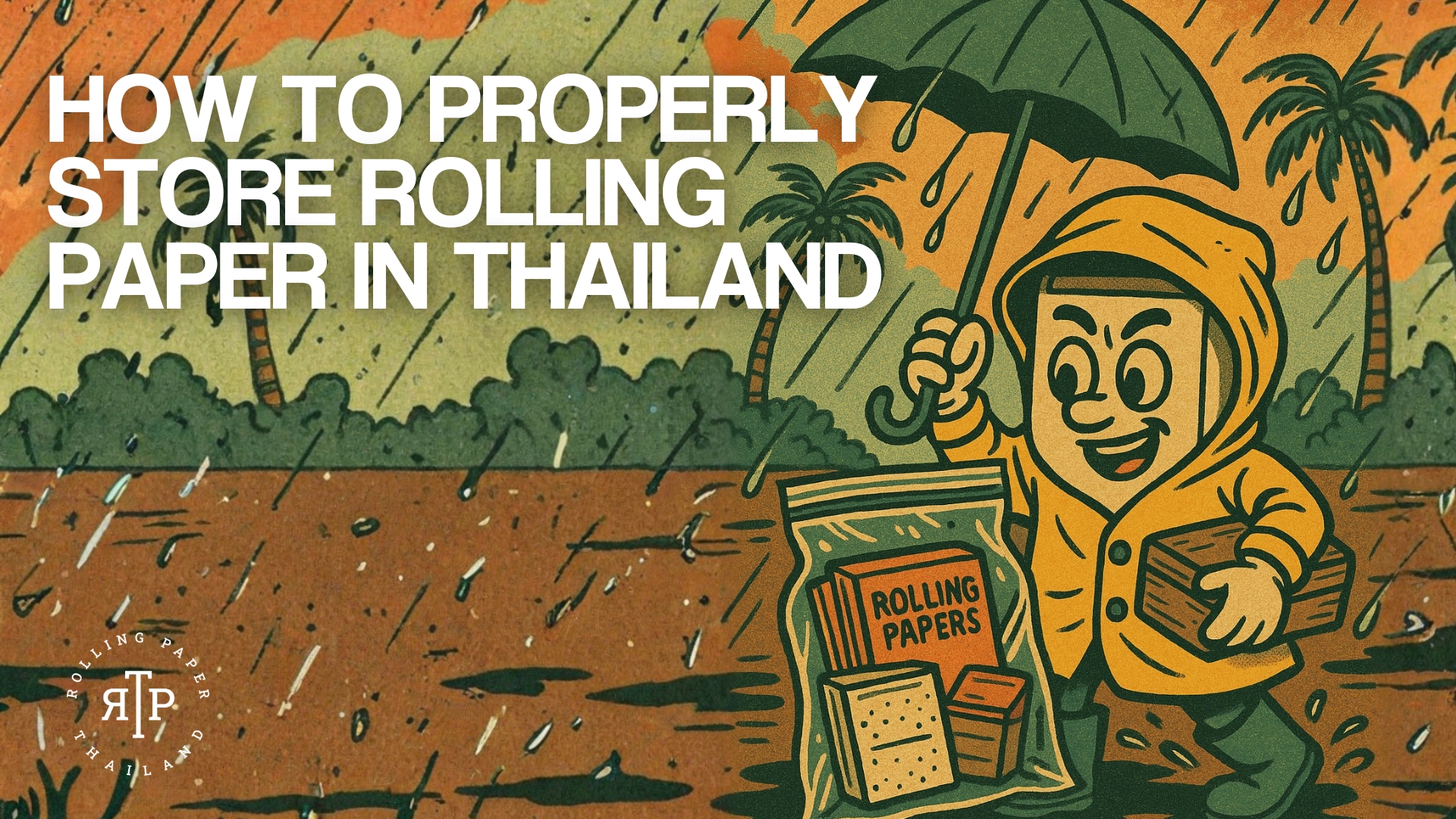 How to Properly Store Rolling Paper in Thailand