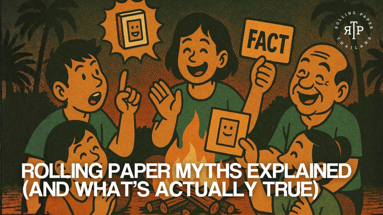 Rolling paper myths explaind and what is actually true