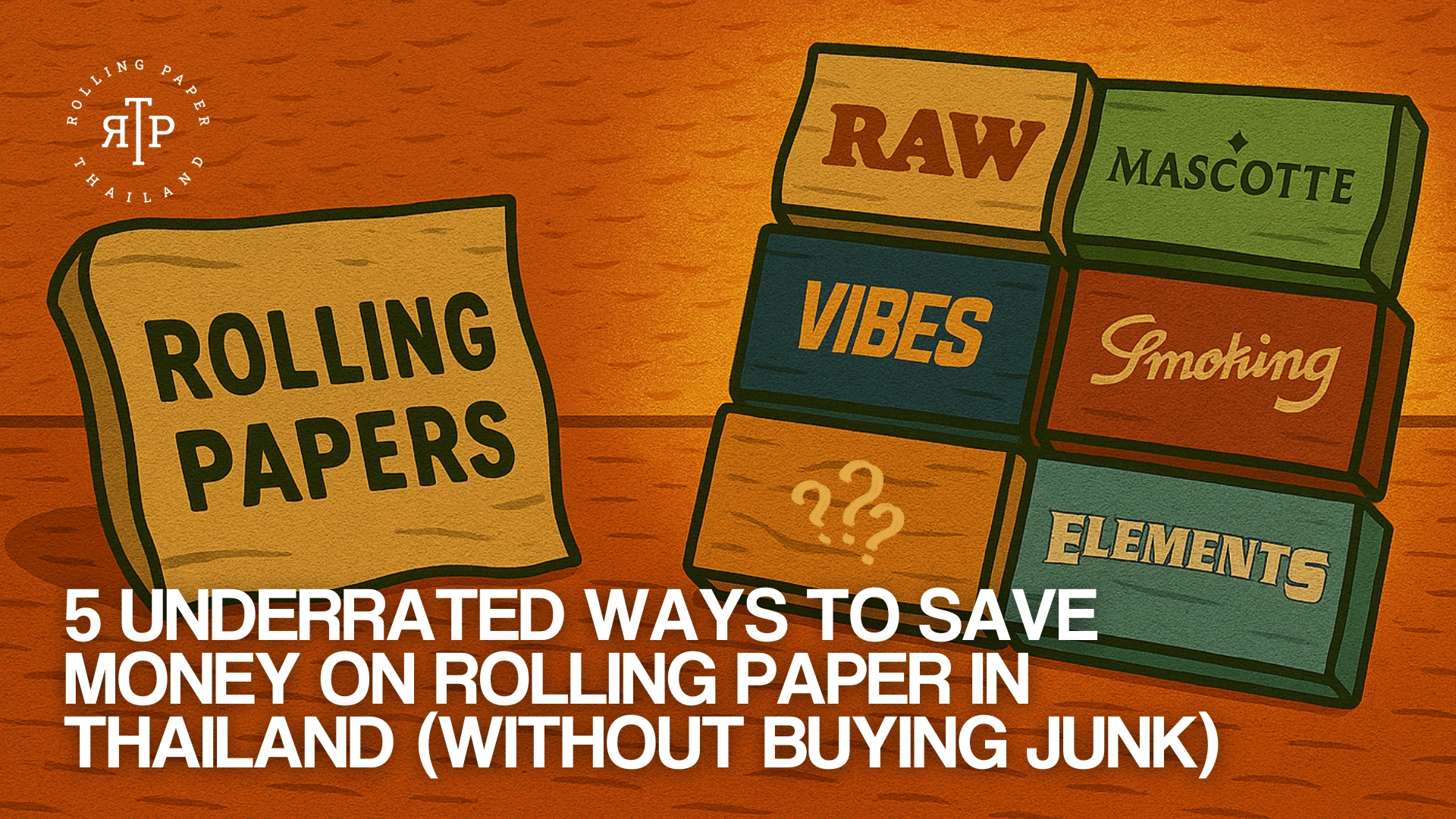 5 Underrated Ways to Save Money on Rolling Paper in Thailand (Without Buying Junk) 