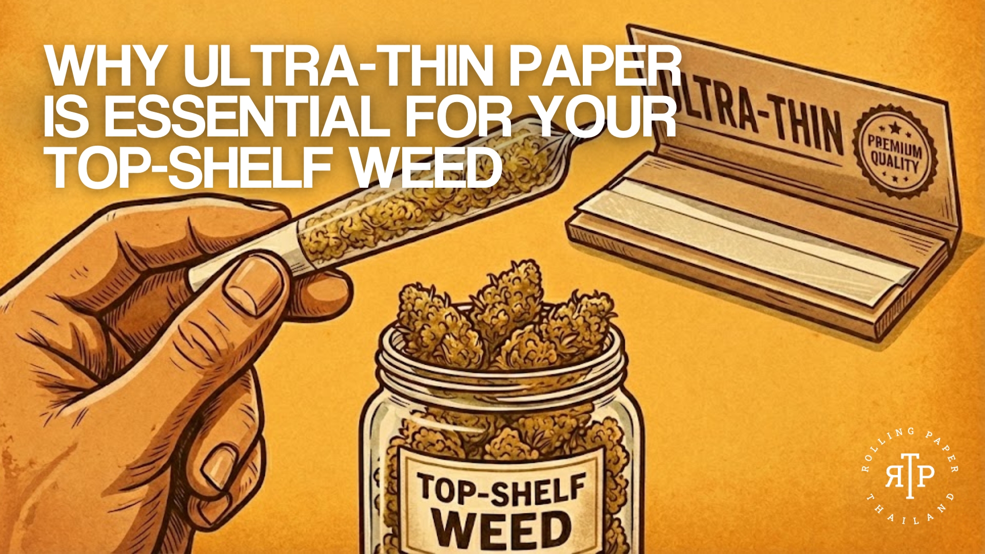 Why Ultra-Thin Paper is Essential for Your Top-Shelf Weed